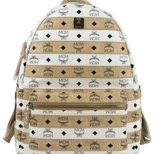 Brand New MCM Spot Visetos Monogrammed Backpack